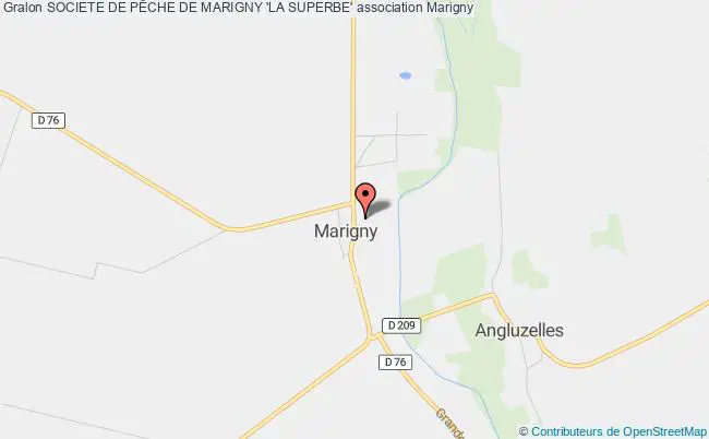 plan association Societe De PÊche De Marigny 'la Superbe' Marigny