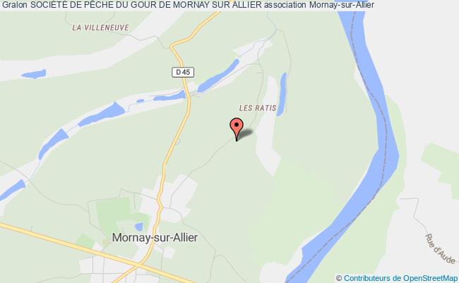 plan association SociÉtÉ De PÊche Du Gour De Mornay Sur Allier Mornay-sur-Allier