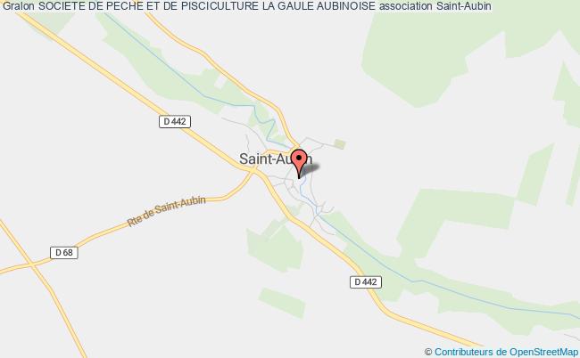 plan association Societe De Peche Et De Pisciculture La Gaule Aubinoise Saint-Aubin