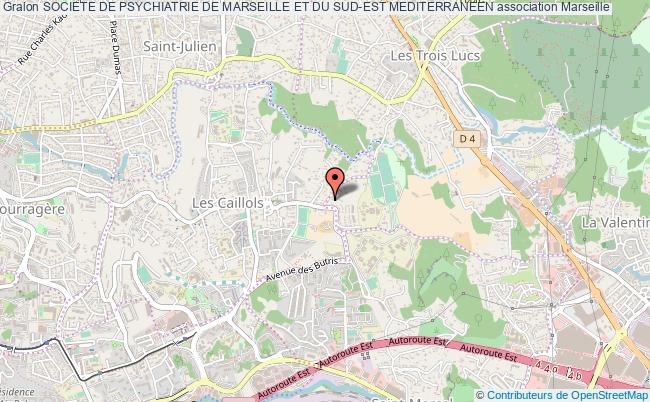 plan association Societe De Psychiatrie De Marseille Et Du Sud-est Mediterraneen Marseille