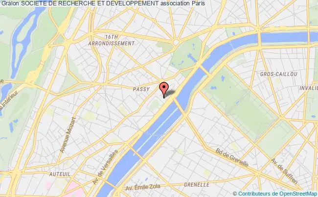 plan association Societe De Recherche Et Developpement Paris