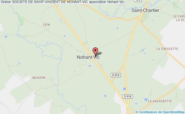 plan association Societe De Saint-vincent De Nohant-vic Nohant-Vic