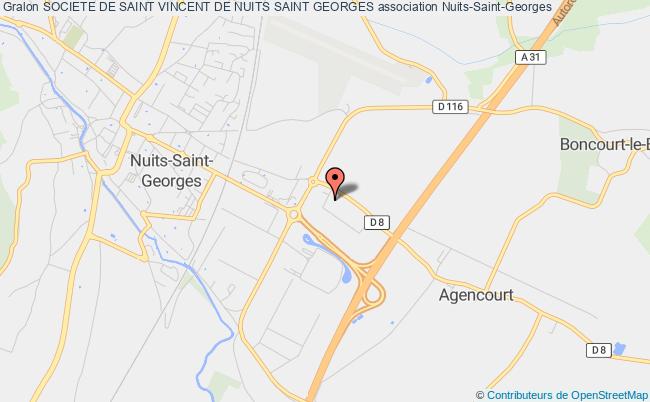 plan association Societe De Saint Vincent De Nuits Saint Georges Nuits-Saint-Georges