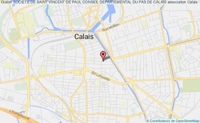 plan association Societe De Saint Vincent De Paul Conseil Departemental Du Pas De Calais Calais