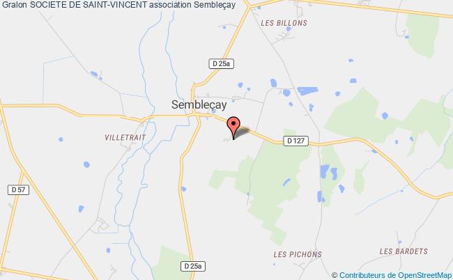plan association Societe De Saint-vincent Sembleçay