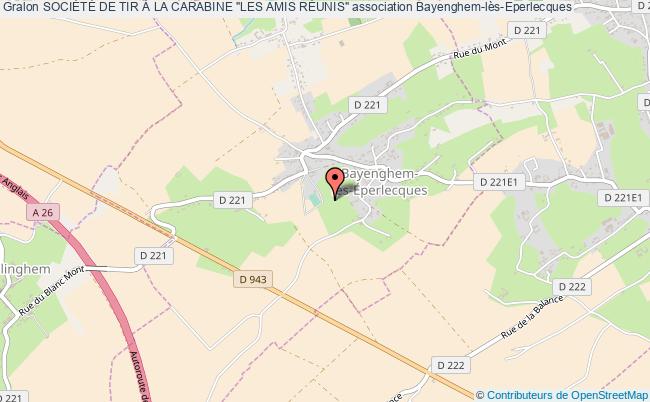 plan association SociÉtÉ De Tir À La Carabine "les Amis RÉunis" Bayenghem-lès-Éperlecques