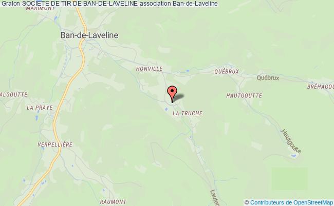 plan association Societe De Tir De Ban-de-laveline Ban-de-Laveline