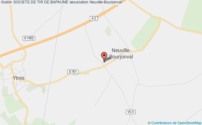 plan association Societe De Tir De Bapaume Neuville-Bourjonval