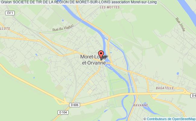 plan association Societe De Tir De La Region De Moret-sur-loing Moret Loing et Orvanne