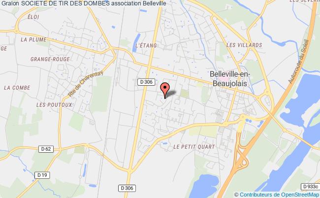 plan association Societe De Tir Des Dombes Belleville-en-Beaujolais
