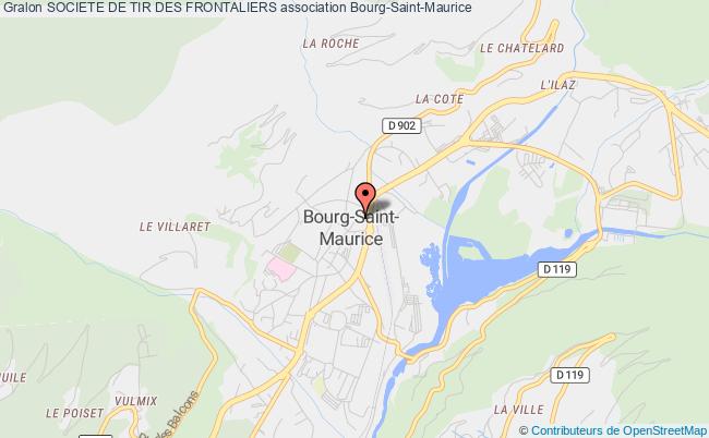 plan association Societe De Tir Des Frontaliers Bourg-Saint-Maurice
