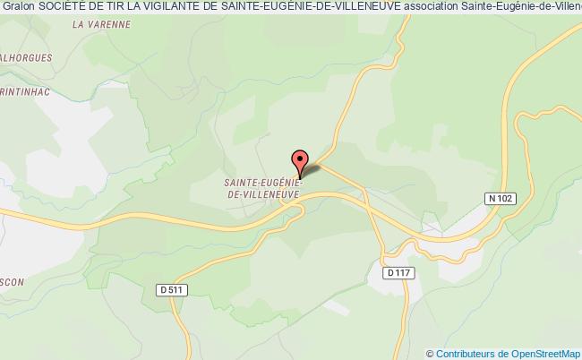plan association SociÉtÉ De Tir La Vigilante De Sainte-eugÉnie-de-villeneuve Sainte-Eugénie-de-Villeneuve