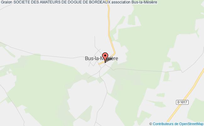 plan association Societe Des Amateurs De Dogue De Bordeaux Bus-la-Mésière