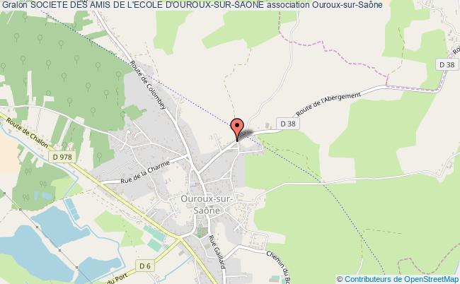 plan association Societe Des Amis De L'ecole D'ouroux-sur-saone Ouroux-sur-Saône