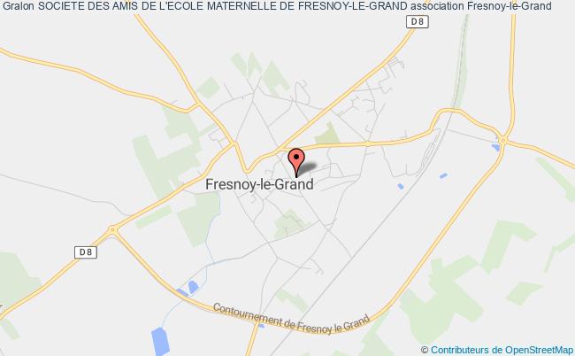 plan association Societe Des Amis De L'ecole Maternelle De Fresnoy-le-grand Fresnoy-le-Grand