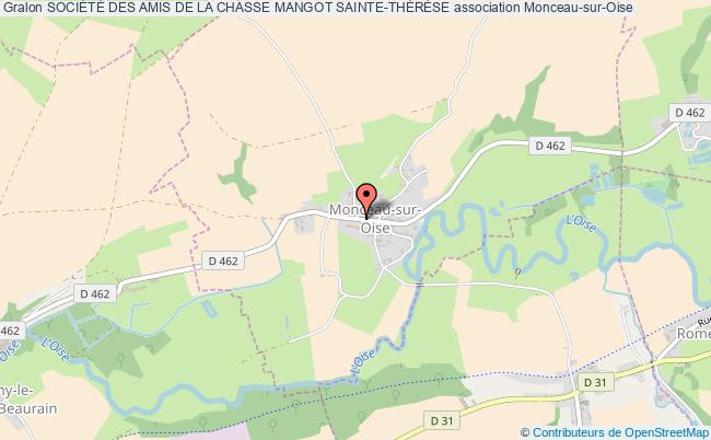 plan association SociÉtÉ Des Amis De La Chasse Mangot Sainte-thÉrÈse Monceau-sur-Oise