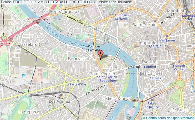 plan association Societe Des Amis Des Abattoirs Toulouse Toulouse