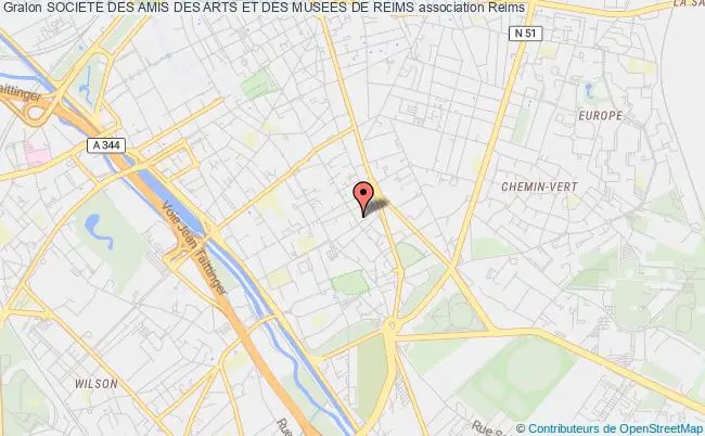 plan association Societe Des Amis Des Arts Et Des Musees De Reims Reims