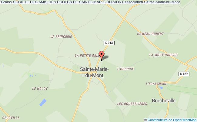 plan association Societe Des Amis Des Ecoles De Sainte-marie-du-mont Sainte-Marie-du-Mont
