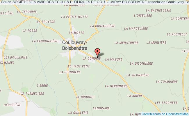 plan association Societe Des Amis Des Ecoles Publiques De Coulouvray-boisbenatre Coulouvray-Boisbenâtre