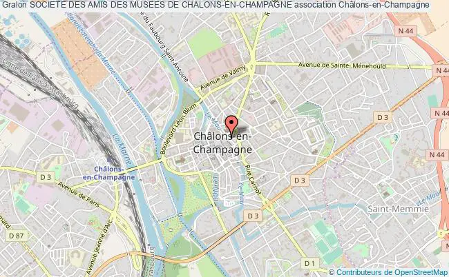 plan association Societe Des Amis Des Musees De Chalons-en-champagne Châlons-en-Champagne