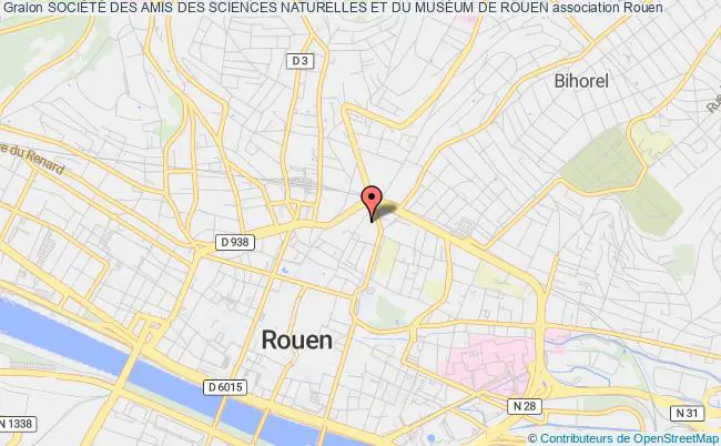 plan association SociÉtÉ Des Amis Des Sciences Naturelles Et Du MusÉum De Rouen Rouen