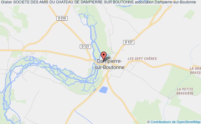 plan association Societe Des Amis Du Chateau De Dampierre Sur Boutonne Dampierre-sur-Boutonne