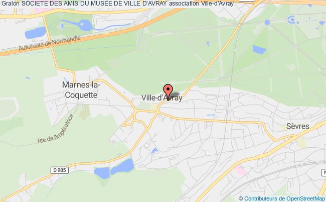 plan association Societe Des Amis Du Musee De Ville D'avray Ville-d'Avray