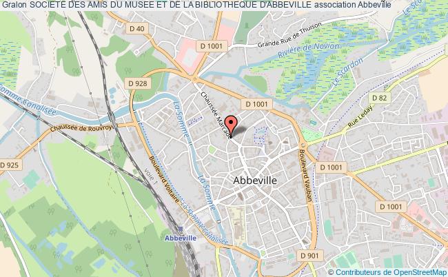 plan association Societe Des Amis Du Musee Et De La Bibliotheque D'abbeville Abbeville