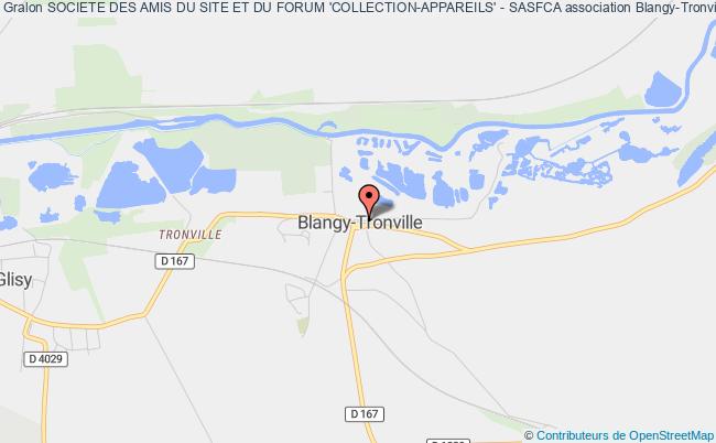 plan association Societe Des Amis Du Site Et Du Forum 'collection-appareils' - Sasfca Blangy-Tronville
