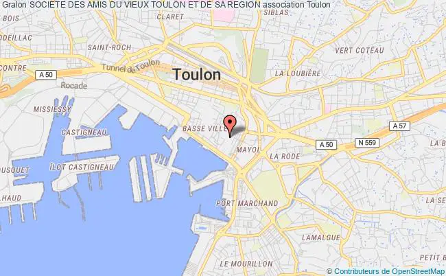 plan association Societe Des Amis Du Vieux Toulon Et De Sa Region Toulon