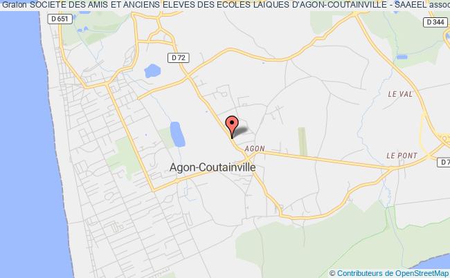 plan association Societe Des Amis Et Anciens Eleves Des Ecoles Laiques D'agon-coutainville - Saaeel Agon-Coutainville