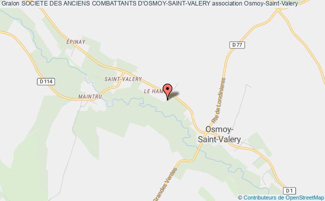 plan association Societe Des Anciens Combattants D'osmoy-saint-valery Osmoy-Saint-Valery