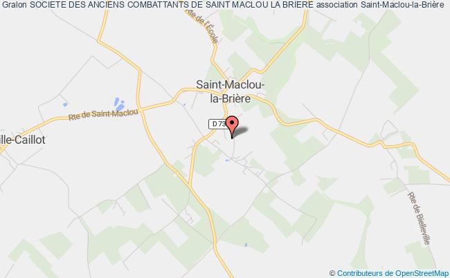 plan association Societe Des Anciens Combattants De Saint Maclou La Briere Saint-Maclou-la-Brière