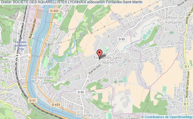 plan association Societe Des Aquarellistes Lyonnais Fontaines-Saint-Martin