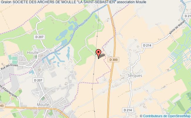 plan association Societe Des Archers De Moulle "la Saint-sebastien" Moulle