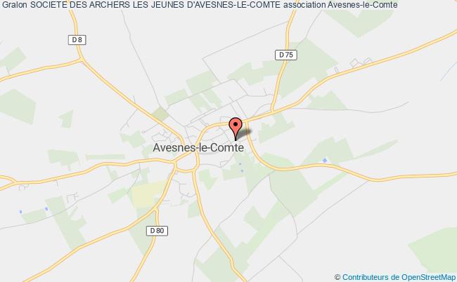 plan association Societe Des Archers Les Jeunes D'avesnes-le-comte Avesnes-le-Comte