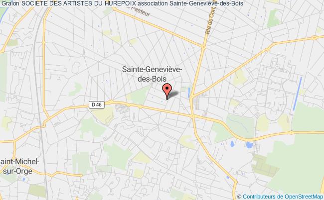 plan association Societe Des Artistes Du Hurepoix Sainte-Geneviève-des-Bois