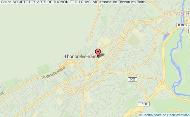 plan association Societe Des Arts De Thonon Et Du Chablais Thonon-les-Bains