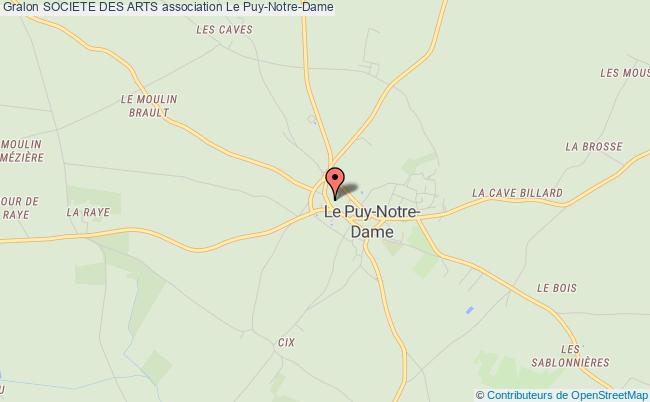 plan association Societe Des Arts Le Puy-Notre-Dame