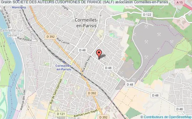 plan association Societe Des Auteurs Lusophones De France (salf) Cormeilles-en-Parisis