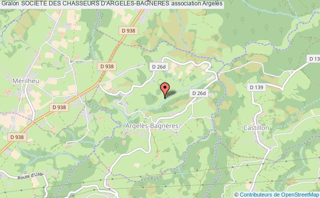 plan association Societe Des Chasseurs D'argeles-bagneres Argelès-Bagnères
