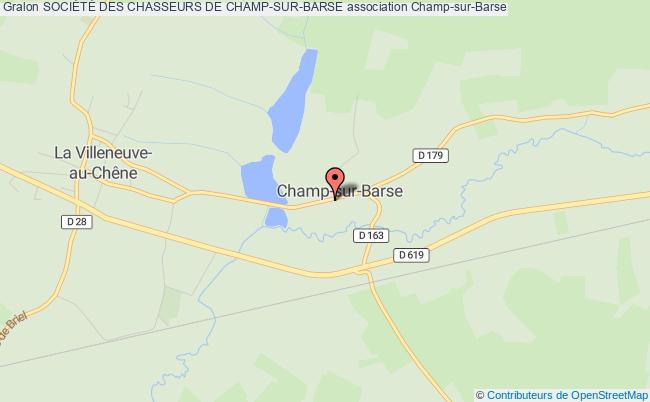 plan association SociÉtÉ Des Chasseurs De Champ-sur-barse Champ-sur-Barse
