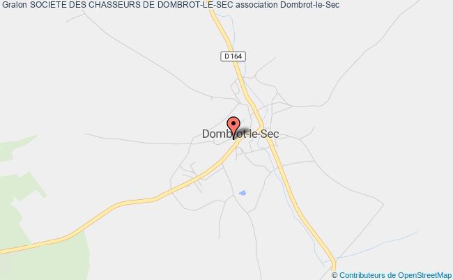 plan association Societe Des Chasseurs De Dombrot-le-sec Dombrot-le-Sec