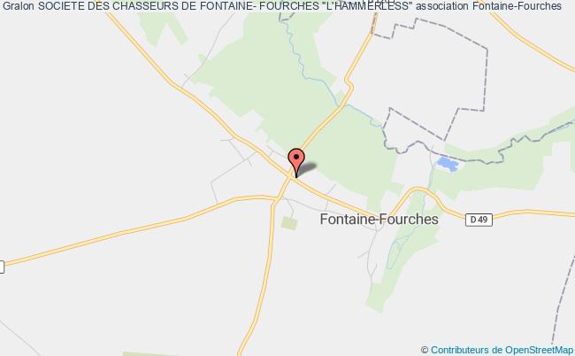 plan association Societe Des Chasseurs De Fontaine- Fourches "l'hammerless" Fontaine-Fourches