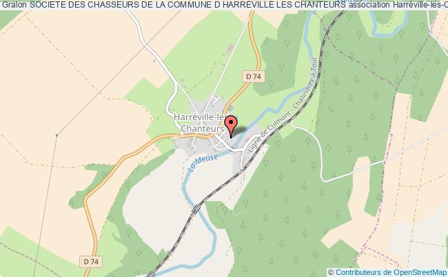plan association Societe Des Chasseurs De La Commune D Harreville Les Chanteurs Harréville-les-Chanteurs