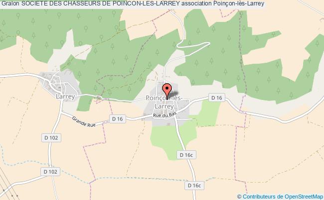 plan association Societe Des Chasseurs De Poincon-les-larrey Poinçon-lès-Larrey