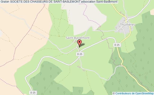 plan association Societe Des Chasseurs De Saint-baslemont Saint-Baslemont