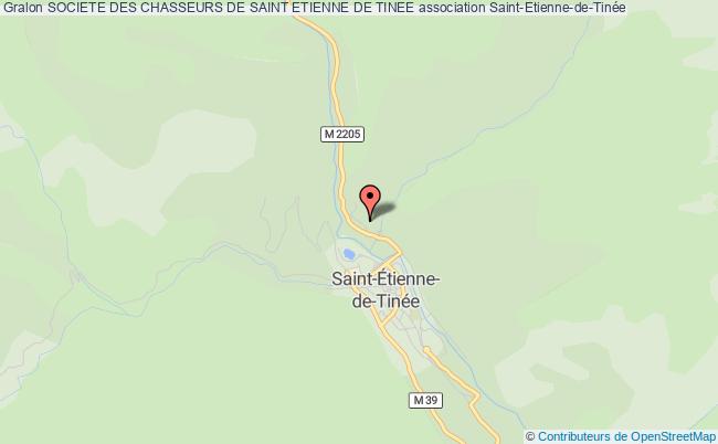 plan association Societe Des Chasseurs De Saint Etienne De Tinee Saint-Étienne-de-Tinée