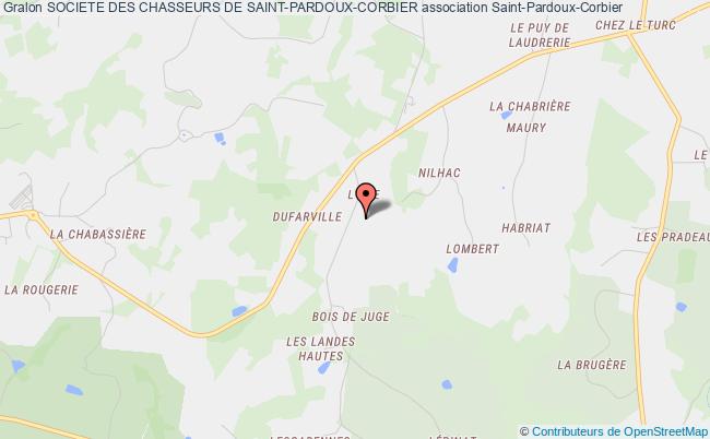 plan association Societe Des Chasseurs De Saint-pardoux-corbier Saint-Pardoux-Corbier